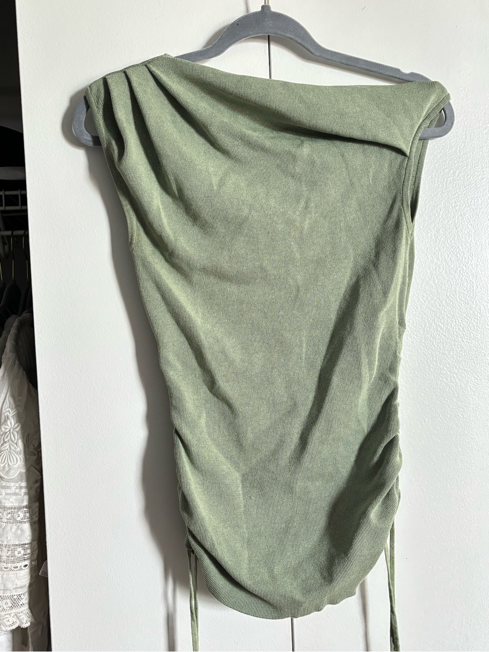 Sage Green Women’s off the shoulder top